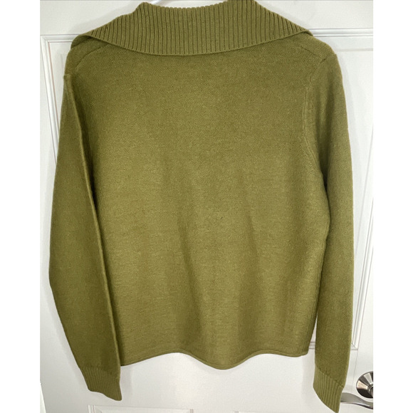 Vintage Studio Works Women's 100% Wool Cardigan Sweater Sz M Retro Lagenlook - Picture 5 of 12